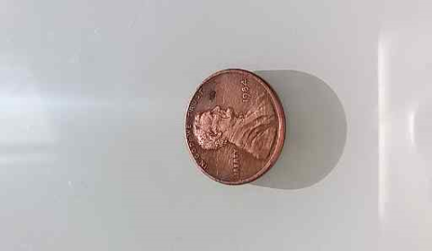 One cent doubled ear 1984